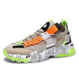 Fashion Retro Sneakers Men Mesh Running Shoes for Mens Comfortable Chunky Dad Shoes Breathable Sports Shoes