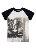 Summer Grunge Tie Dye Print Harajuku Tops Y2k Aesthetic Contrast Casual Slim Fit Crop Tee Streetwear Vintage Fairy