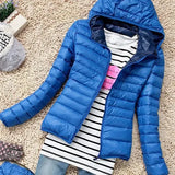 Winter Jacket Women Outerwear Slim Hooded Down Jacket Woman Warm Coat