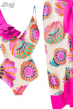 Piece Sets Beach Swimsuit Cover-up 2023 Summer Women Clothes Tops Bodysuits And Skirt Fitness Skinny Outfit 2 Piece