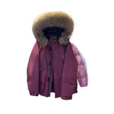 Collar Workwear Pie Down Jacket Women's Mid- 2025 Winter New Small White Duck Down Men And Women Thick