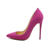 Women Pumps for Wedding Pointed Toe Sexy High Heels Shoes 8 cm 10 cm 12 cm Stilettos Green Pinkycolor plus size RM002