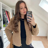 Women's Clothing 2025 New Women's Grip Velvet Zipper
