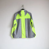 Men's And Women's Outdoor Sports Colorful Reflective Jacket Mesh Stitching Breathable Hooded Coat Cycling Clothing-Outfit