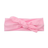 New Baby Nylon Headband Soft Rabbit Bowknot Turban Hair Bands for Children Girls Elastic Headwrap Hair