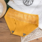 Cotton Panties Woman Sexy Lace Briefs Fashion Solid Color knickers Girls Soft Seamless Underpants Underwear