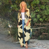 Zebra Pattern White Chiffon Tunic Plus Size Sexy Beach Wear Kimono Summer Clothing For Women Tops and Blouses Shirts