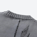 Spray Paint Distressed Knitted