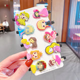 New Girls Cute Silica Gel Cartoon Princess Hairpins Lovely Hair Ornament Barrettes Hair Clips Fashion Hair
