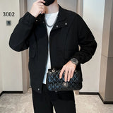 Men's Autumn And Winter Fashion Brand Handsome Retro High-End Trend Of Men's Workwear Jacket Spring And