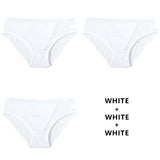 3PCS/Set Women Panties Sexy Mesh Lingerie Transparent Female Underwear For Woman Low-Rise Underpant Girls Panties