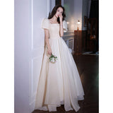 Evening Dress Women's Art Exam 2025 New Adult Dress Dress Light Luxury Niche High-End Design Sense Of High-End