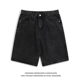 Zingj Y2K Vintage Denim Shorts Men's Harajuku Punk High-Waisted Denim Shorts 211-1-Outfit
