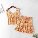 Queens Women Two Piece Outfits Strapless Tassel Tops Bohemian Drawstring Mini Skirts 2 Pieces Rayon Cotton Boho