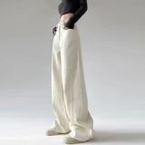 Zingj Wide Leg Jeans Female Spring And Autumn High Street Banana Pants Retro High Waist Straight Tube Loose Sense Drag The Floor
