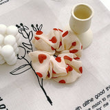 Star Chiffon Hair Scrunchies Women Elastic Rubber Hair Bands Girl Ponytail Holder Hair Ties Ropes Hair Accessories