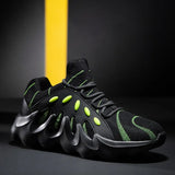Running Shoes for Men Trend Street Chunky Sneakers Cushioning Sport Zapatillas Lightweight Jogging Shoes Used on