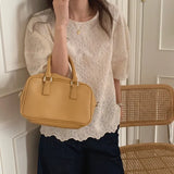 Chic Embroidered Flowers Blouses Women Summer Puff Short Sleeve Loose Simple Shirts Tops New Female Casual Clothes