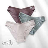 Women's Panties Women's Cotton Briefs Female Underpants V Waist Brief Underwear Plus Size Pantys Lingerie M-4XL