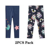 Girl Leggings Trousers Kids Pants Elastic Waistband Girls Pants Skinny Print Cartoon Unicorn Children Leggings