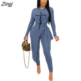 Print Women Knitted Skinny Set Ladies Long Sleeve Sweater Legging Pants Suits Autumn Winter Bodycon Tracksuits Fitness