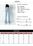 2022 New Flared Jeans Women Sexy Hip Lift High Waist Stretch Denim Pencil Pants Washed Slim Skinny Y2K Female