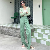 Streetwear Women Jeans Pink Y2K Korean Fashion 2022 Harajuku Low Waist Denim Pants Women Loose Trousers Female