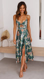 Zingj And Summer 2023 New Small Floral Print Fresh And Sweet Condole Dress