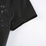 Print Round Neck Grunge ShirtOutfit