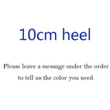 Strap Women D'Orsay Pointed Toe Stiletto Pumps Ladies Solid Dress 12cm High Heel Shoes Black White 10cm 8cm QP121