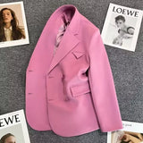 Zingj And Autumn Small Suit Jacket Female Senior Design Sense Small Minority 2024 New Spring And Autumn Korean Version Loose Casual