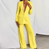 Spring and Autumn New Women's Wear Leisure Suit Suit Professional Suit 2 Peice Set Women Office Attire Women Suit