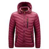 Winter New Leisure Warmth Thick Waterproof Jacket Parka Coat Jacket Men\'s Windproof Hat Parker Jacket Jacket