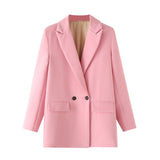 Women's Jacket Jacket Spring And Autumn Classic Repair Trend Two Buckle 23 Color