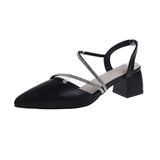 Sandals Female Fairy Wind 2025 New Summer Head Thick Heel High Heel With Skirt Women's