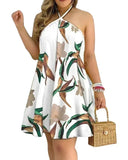 Zingj Wise Hot Style Summer Open Shoulder Hanging Neck Strap Loose Women's