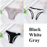 Women Cotton Underwear Panties Female Sexy Briefs Low Waist Pantys Set Seamless Solid Color Intimate Lingerie for Girl