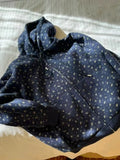 Blue Floral Zipper Hobbie- Outfit