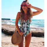 Floral One Piece Swimsuit Women Swimwear Monokini Long Sleeve Printed Female Bathing Suit Surfing Bodysuit Swim Wear