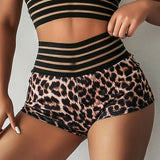 Points Yoga Black Leopard Print