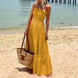 Spot Spring 2025 New Ladies Fashion Strapless Bohemian Holiday