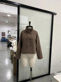 Autumn And Winter New Women's Small Casual Casual Collar Buckle Hairs Of The Short Coat