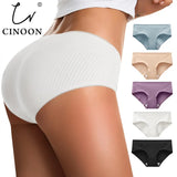 Women's Panties Cotton Underwear Seamless Plus Size Briefs Low-Rise Soft Panty Women Underpants Female