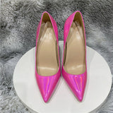 orange concise 12cm 10cm 8cm super high heels pointed toe customize handmade work party wedding lady pumps QP179