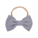 inches Solid Elastic Headband Handmade Boutique Hair Rope For Baby Girls Turban Bow Hair Band Headwear Hair Accessories