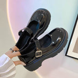 Jane Women's Shoes Mary Shoes Women's New Fashion Thick Heel Dresses In Spring And Autumn