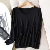 2021 autumn winter Sweater Knitted Pullover women v-neck oversize sweater female loose long sleeve sweater top