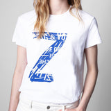 Letter Print T-shirt Women Summer Fashion Short Sleeve Clothing Female Street Design Casual O-neck Creativity Tees