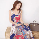 Sister Wind Two Sets Of 2025 Summer Korean Style V-Necked Sling Dress Fashion Dress Dress