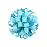 3inch New Design Beauty Grosgrain Ribbon Flower With Elastic Rope Floral Hair Bands Kids Accessories